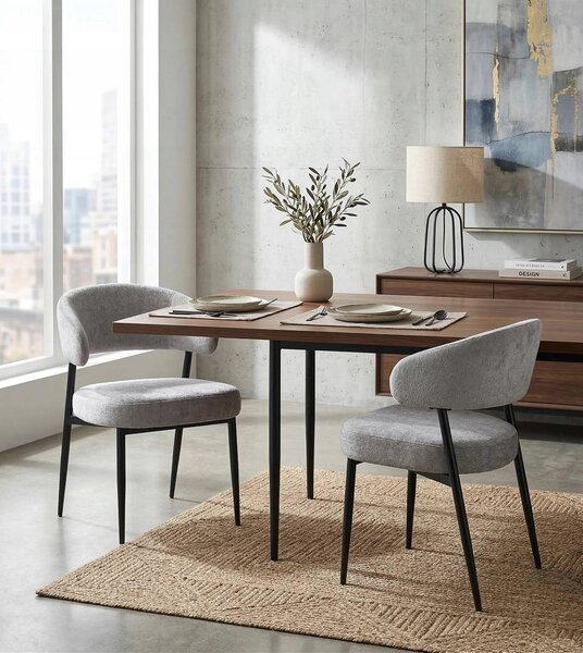 Furnitex Čalouněné Jídelní Židle K38-FX Šedé Perfect Harmony 82