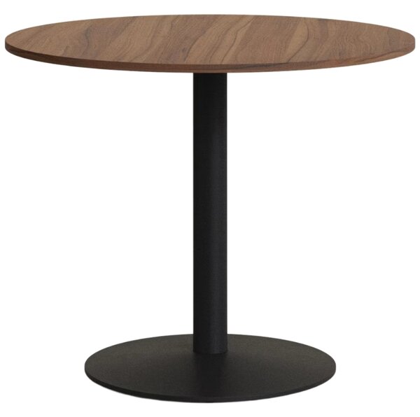 Ořechový bistro stolek Kave Home Esilda 90 cm