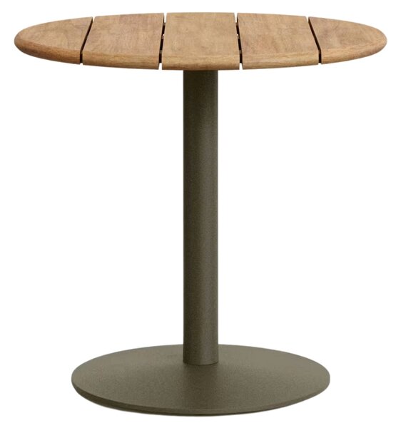 LÉTO -15% Dřevěný bistro stolek Kave Home Esilda 80 cm