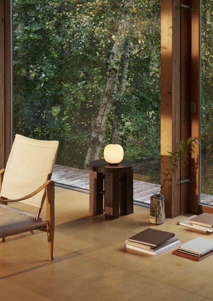 Přenosná stmívatelná lampa VL 45 Radiohus / Glossy Pale Yellow Glass