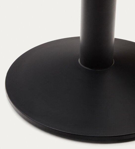 Ořechový bistro stolek Kave Home Esilda 90 cm