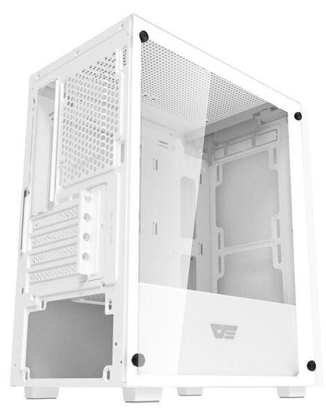 Počítačová skříň Darkflash M305 bez ventilátorů (bílá)