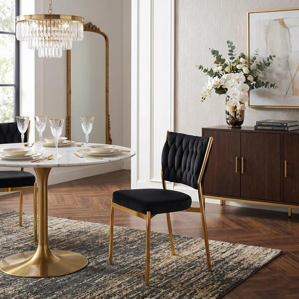 Furnitex Židle S Čalouněním Z Sametu K45-FX Riviera 100 Černý