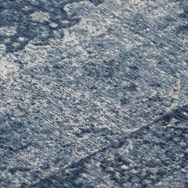 Flair Rugs, Běhoun Manhattan Antique Blue, 60x230, modrá, chodba / předsíň