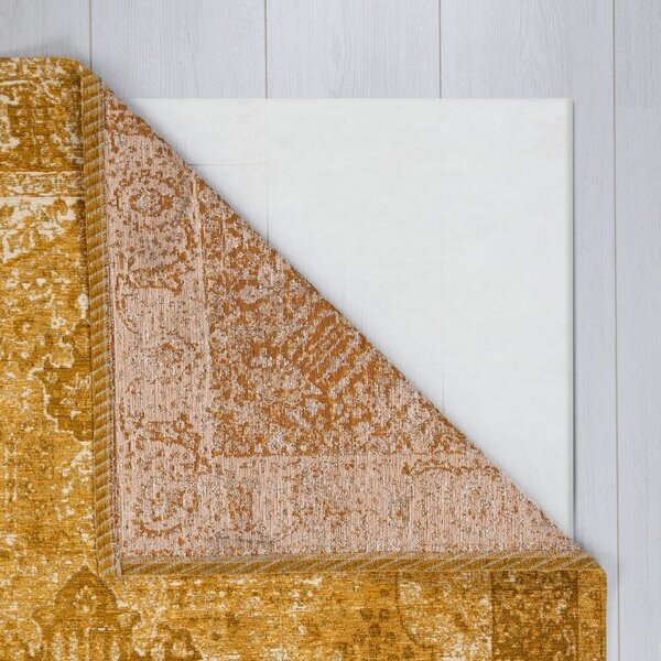 Flair Rugs, Kusový koberec Manhattan Antique Ochre, 120x170, žlutá, ložnice