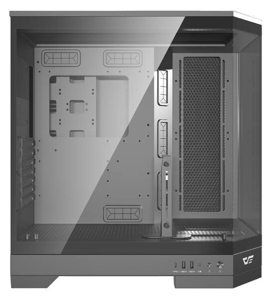 Počítačová skříň Darkflash DQX90 (černá) DarkFlash