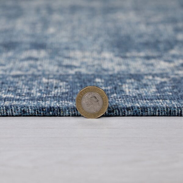Flair Rugs, Běhoun Manhattan Antique Blue, 60x230, modrá, chodba / předsíň