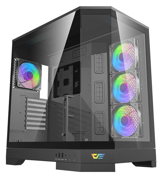 Počítačová skříň Darkflash DQX90 (černá) DarkFlash