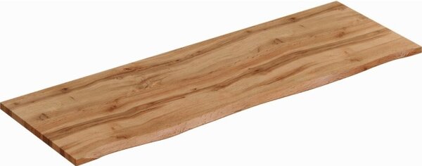 Comad Koupelnová sestava Casad Magic s deskou, umyvadly, skříňkami a LED zrcadlem 140 cm dub wotan