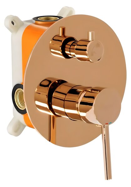 Podomítková vanová baterie REA LUNGO Copper + BOX