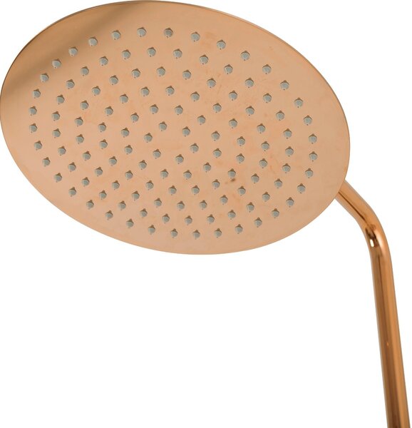 Rea Lungo, sprchová souprava s termostatickou baterií, růžové zlato, REA-P6606