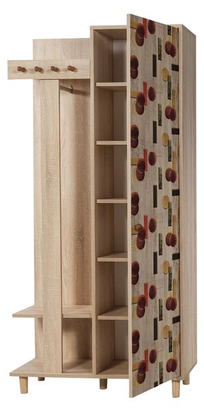 Předsíňová stěna Gardin 521 (dub sonoma). Akce -24%
