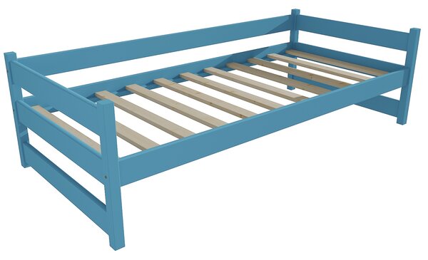 Vomaks Dětská postel DP 023 Rozměr: 70 x 160 cm, Povrchová úprava: netransparentní barva modrá