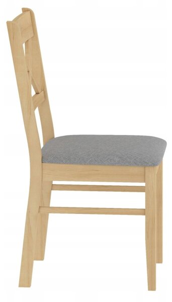 Furnitex židle K36-FX přírodní dub (šedá Sawana 21)
