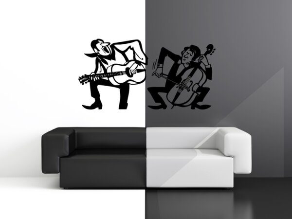 Samolepka Muzikanti