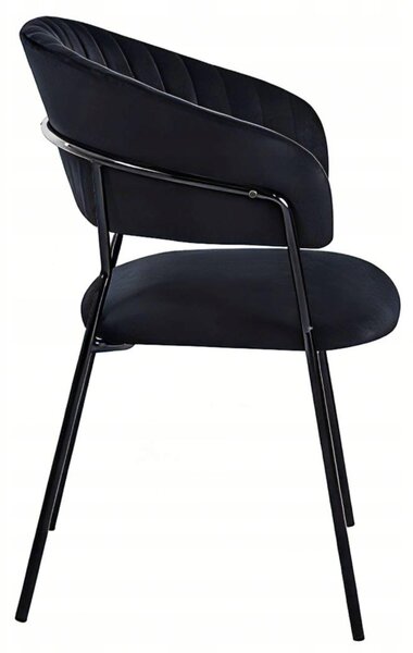 Furnitex Černá Židle K4-FX (B) Riviera 100