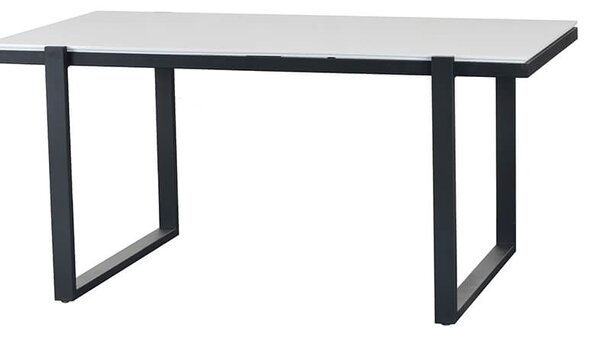 MUZZA Stůl liz 160 x 90 cm bílý