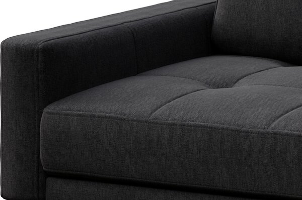 Rohová pohovka musso tufted 248 cm antracit pravá
