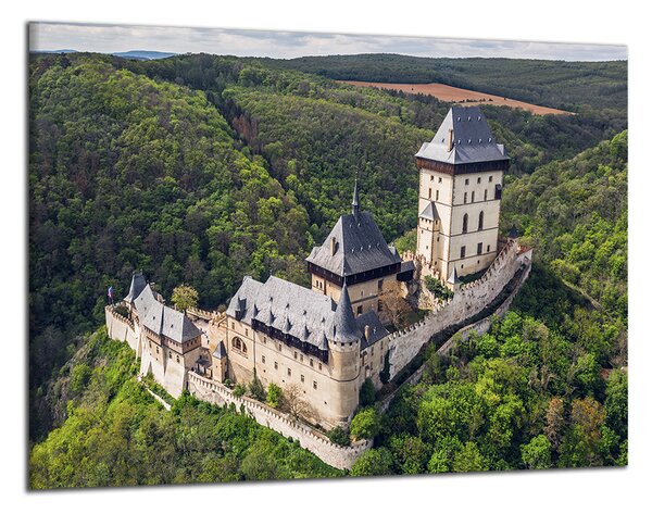 Obraz na plátně Hrad Karlštejn , jednodílný 4100AX