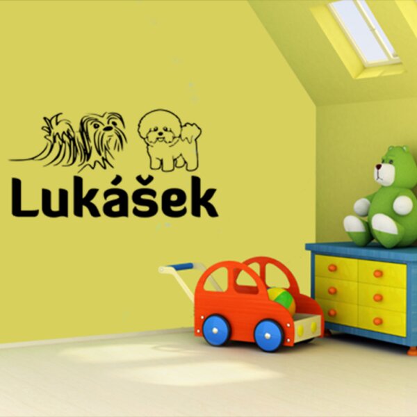 Samolepka Dva pejsci