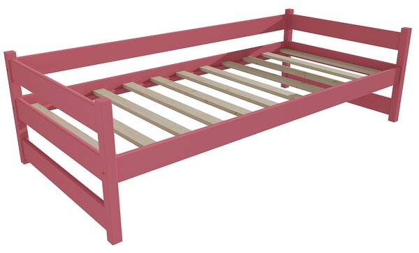 Vomaks Dětská postel DP 023 Rozměr: 90 x 170 cm, Povrchová úprava: netransparentní barva růžová