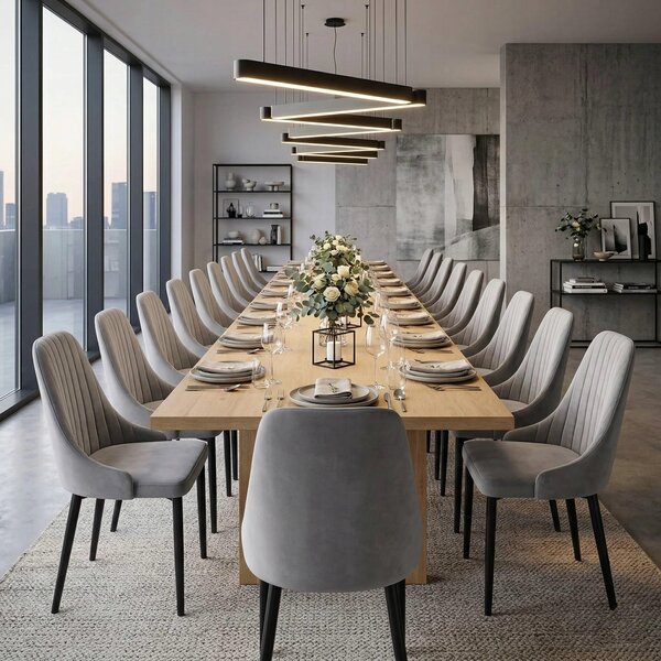Furnitex Jídelní Židle K44-FX Riviera 91 Šedá