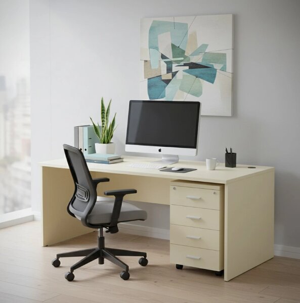 Rauman Simple Office zásluvkový kontejner 40 x 48 cm, 4 zásuvky Barva: Bříza