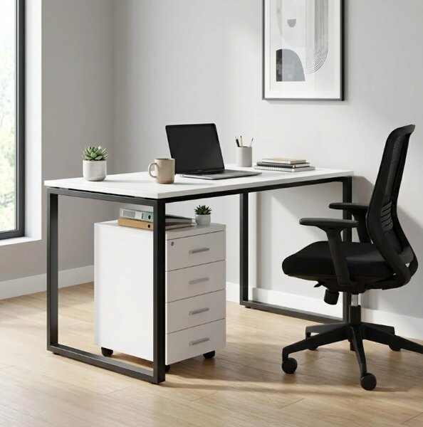 Rauman Simple Office zásluvkový kontejner 40 x 48 cm, 4 zásuvky Barva: Bříza