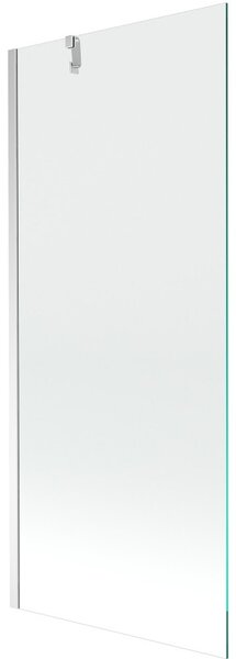 Mexen Next vanová zástěna jednokřídlá 80 x 150 cm, transparentní, chrom - 895-080-000-00-00-01