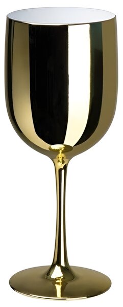 Nerozbitná zlatá sklenice na víno Dolce, 450 ml