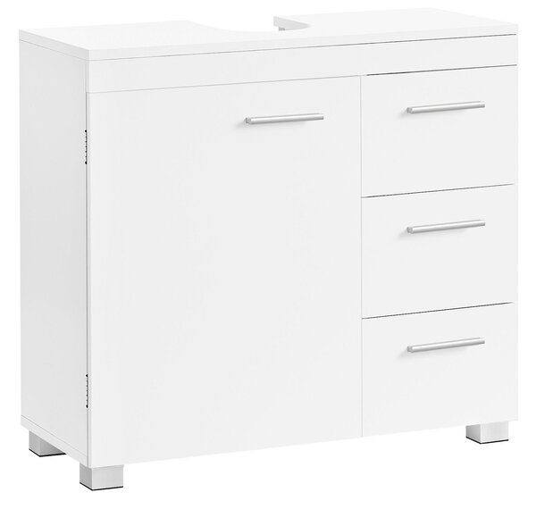SKŘÍŇKA POD UMYVADLO, bílá, bílá, 70/64/30 cm MID.YOU - Koupelnové série, Online Only