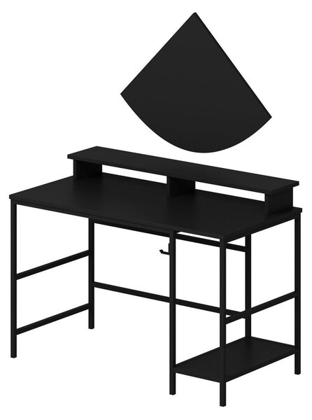 PC stolek Grana 2 (černá). Akce -25%