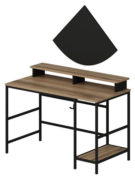 PC stolek Grana 2 (zlatá + černá)