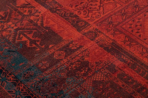Oválný koberec vlněný Dywilan Polonia Samarkand Rubín Rozměr: 170x235 cm