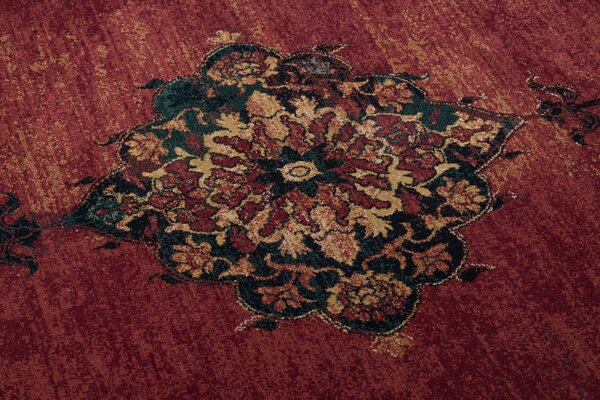 Oválný koberec vlněný Dywilan Polonia Samarkand Rubín Rozměr: 170x235 cm