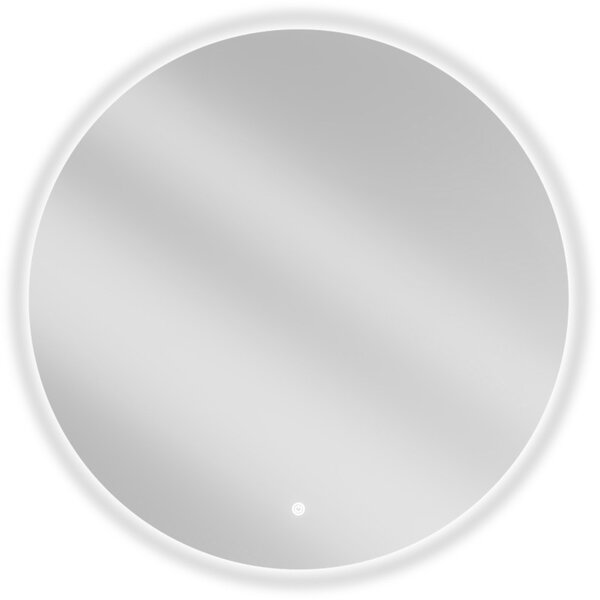 Mexen Erg, kulaté LED podsvícené koupelnové zrcadlo 80 cm, 6000K, topná podložka proti zamlžování, 9823-080-080-611-00