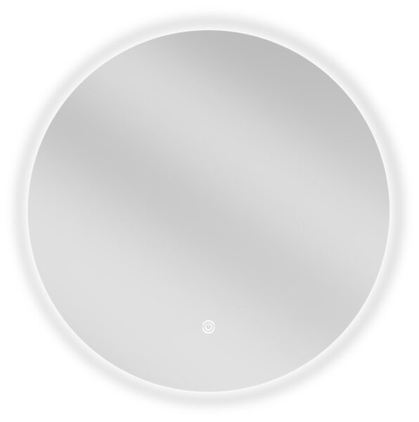 Mexen Erg, kulaté LED podsvícené koupelnové zrcadlo 50 cm, 6000K, topná podložka proti zamlžování, 9823-050-050-611-00