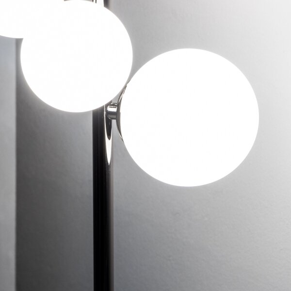 Brilagi - LED Stolní lampa MILLA 4xG9/3W/230V černý chrom/bílá