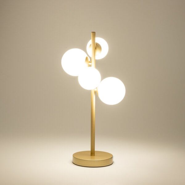 Brilagi - LED Stolní lampa MILLA 4xG9/3W/230V zlatá/bílá