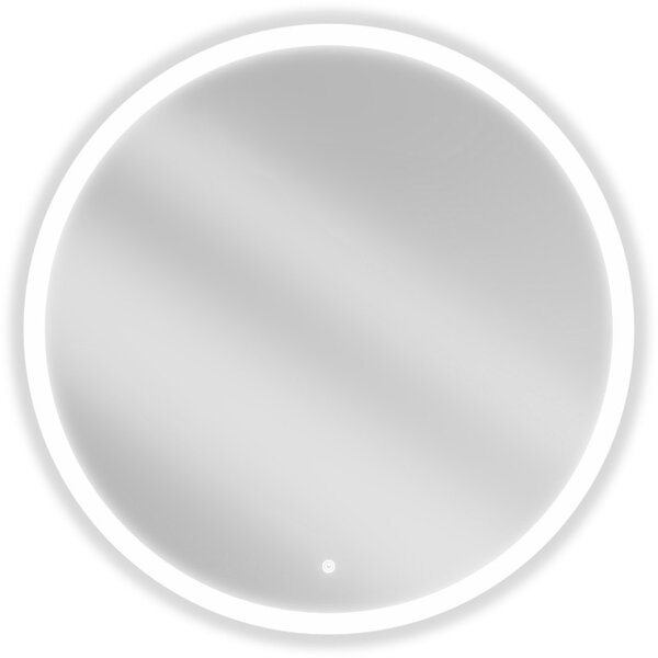 Mexen Oro, kulaté LED podsvícené koupelnové zrcadlo 90 cm, 6000K, topná podložka proti zamlžování, 9824-090-090-611-00