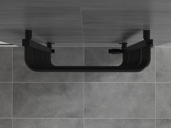 Mexen Apollo koupelnový radiátor 660 x 550 mm, 386 W, černý - W117-0660-550-00-70