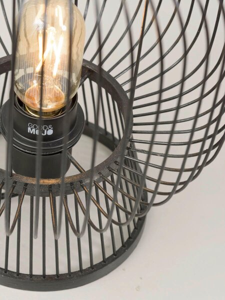 STOLNÍ LAMPA, nástěnný stmívač, 26/30 cm Good & Mojo - Online Only svítidla, Online Only
