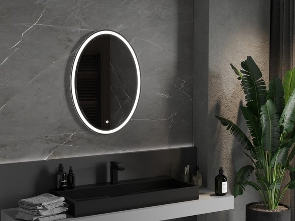 Mexen Elz koupelnové zrcadlo s podsvícením 60 x 80 cm, LED 6000K, antifog - 9802-060-080-611-00