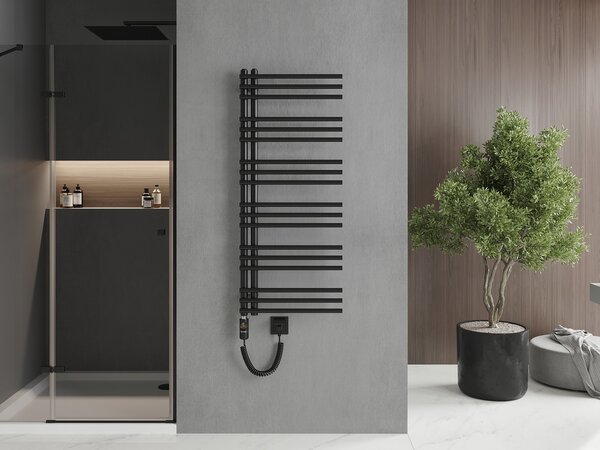 Mexen Neptun, elektrické topné těleso 1200 x 500 mm, 600 W, černá, W101-1200-500-2600-70