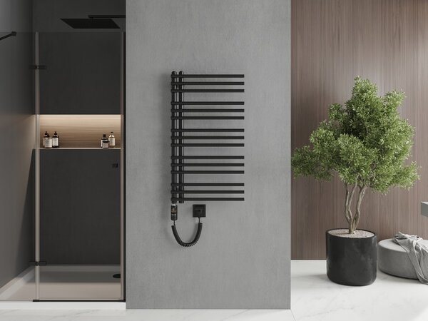 Mexen Neptun, elektrické topné těleso 900 x 500 mm, 600 W, černá, W101-0900-500-2600-70