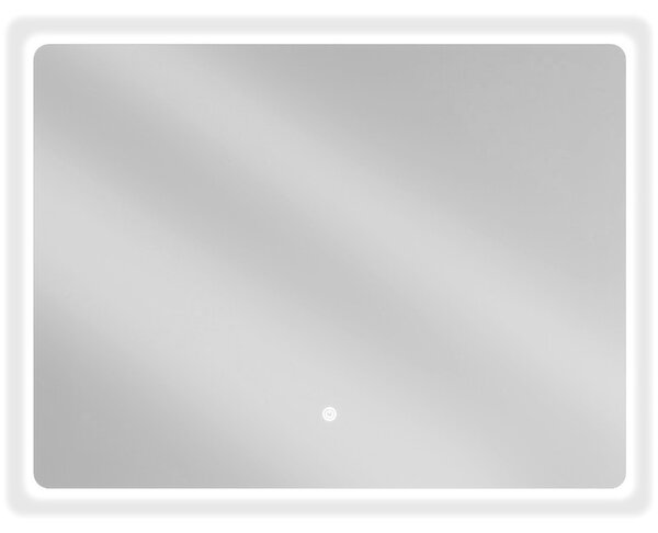 Mexen Sun koupelnové zrcadlo s osvětlením 80 x 60 cm, LED 6000K, proti zamlžování - 9807-080-060-611-00