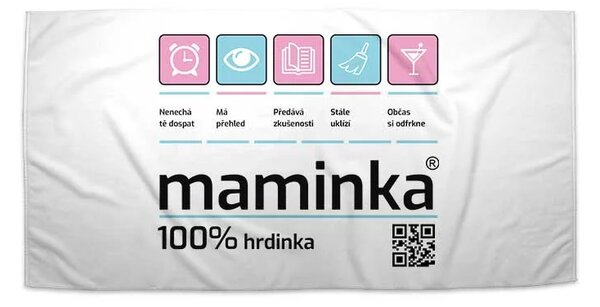 Sablio Ručník Maminka - 30x50 cm