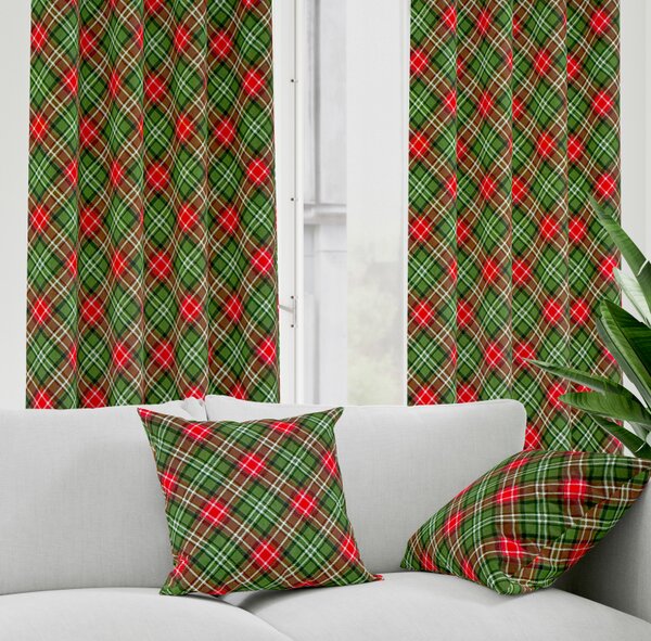 Ervi dekorační závěs Royal Lux - Tartan vánoční