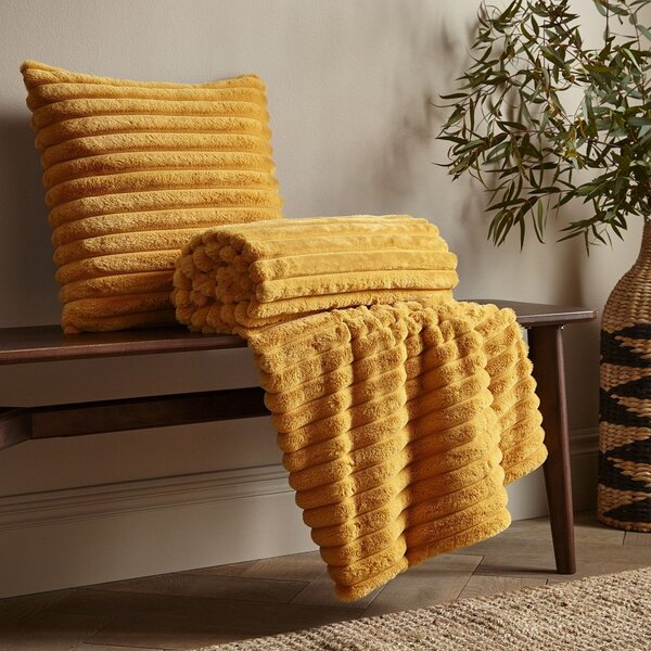 Dekorační polštář 45x45 cm Cosy Ribbed – Catherine Lansfield