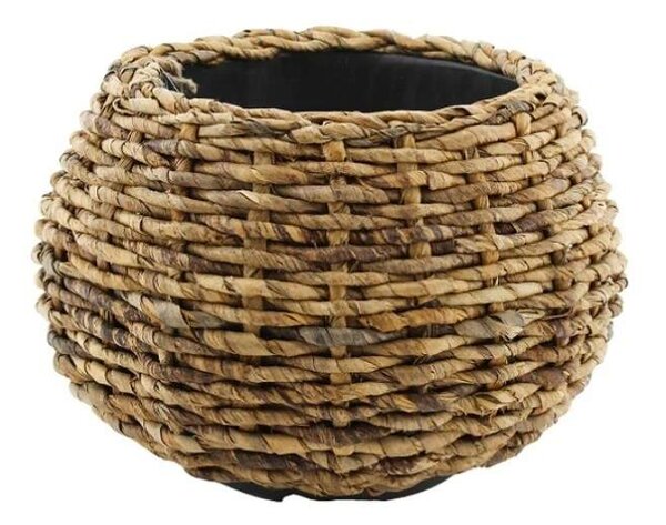 RATANOVÝ Květináč DRYPOT ABACA Natural, Ø57x44 cm (Van der Leeden®)